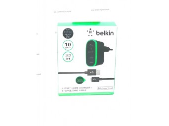 Зарядное устройство Belkin 2-Port Home Charger F8J052 черное